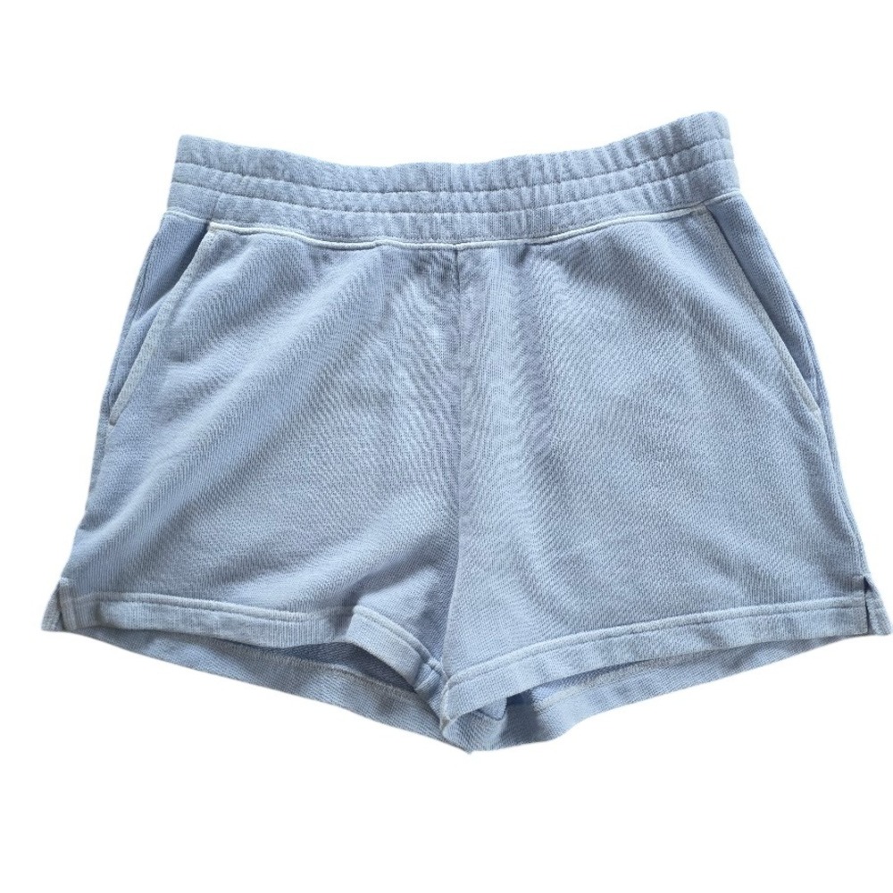 Rails Jane Shorts Women S Blue French Terry Loungewear Athleisure Beachy Coastal